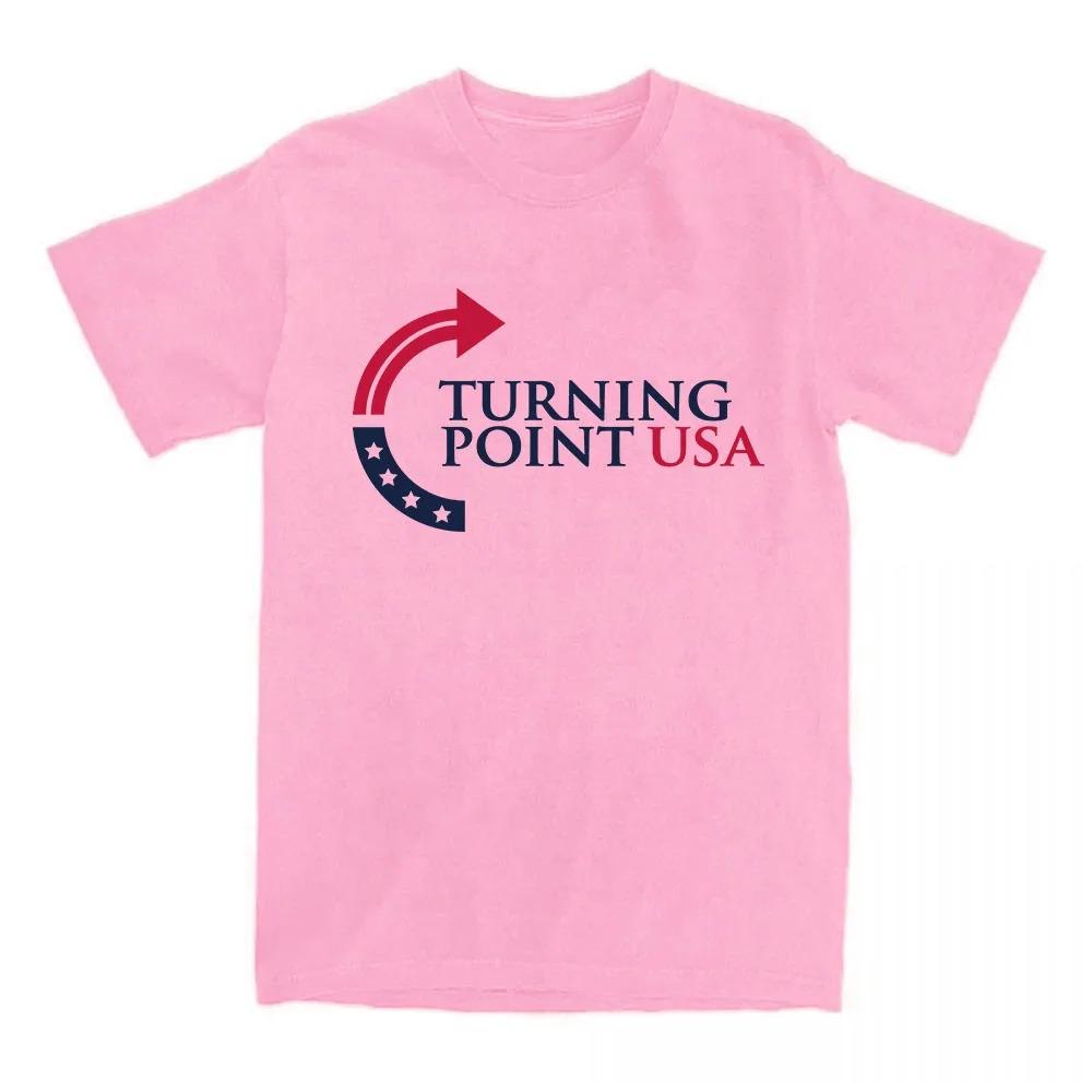 Turning Point Usa Tee American Charlie Kirk Fashion T-shirt Cotton Short Sleeve Casual Unisex Best Selling Loose Clothes Unisex