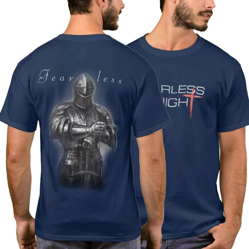

Formidable Warriors Fearless Knight Crusader T-Shirt 100% Cotton O-Neck Summer Short Sleeve Casual Mens T-shirt Size S-3XL 4XL