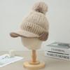 Fleece Warm Cap Ladies Fleece Ear Protector Wool Cap Winter Cycling Windproof Knitted Cap