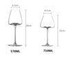 Wine Glass Bevel Crystal Red Wine Cup Red Wine Glass High Foot Glass Boer Ordinary Burgundy Cup Beer Cup