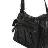 Lightweight Travel Multi-Layer Classic Shoulder Bag Soft Surface Vintage Crossbody Purse for Women