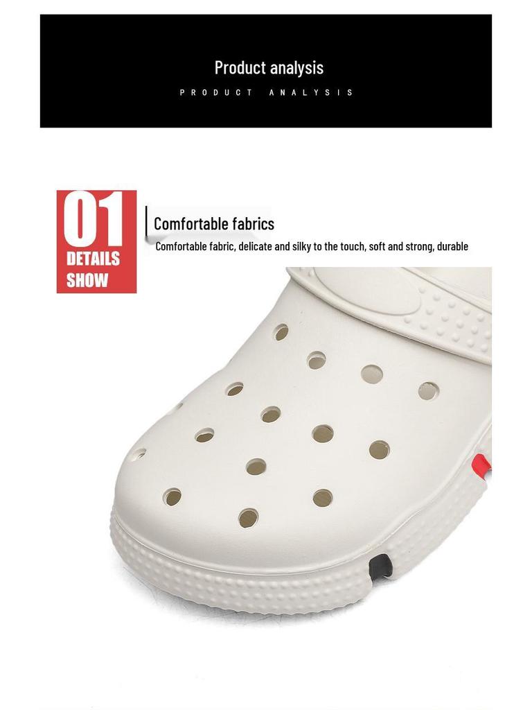 Heren Trendy Grensoverschrijdende Tuinklompen met Zachte Zool en Ventilatie voor Strand- of Buitenkleding