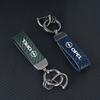 Carbon Fiber Car Keychain Key Chain Ring Metal Leather For Opel Insignia Zafira B Vectra C B Mokka Vectra Astra H G J Corsa D