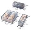 Underwear Sock Organizer Box Multi-functional Foldable Closet Organizers Drawer Divider Storage Boxes For Underpants Socks Bra
