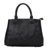 New Messenger Large-capacity Tote Bag Classic Fashion Portable Leather Camellia First Layer Cowhide Women's Bag