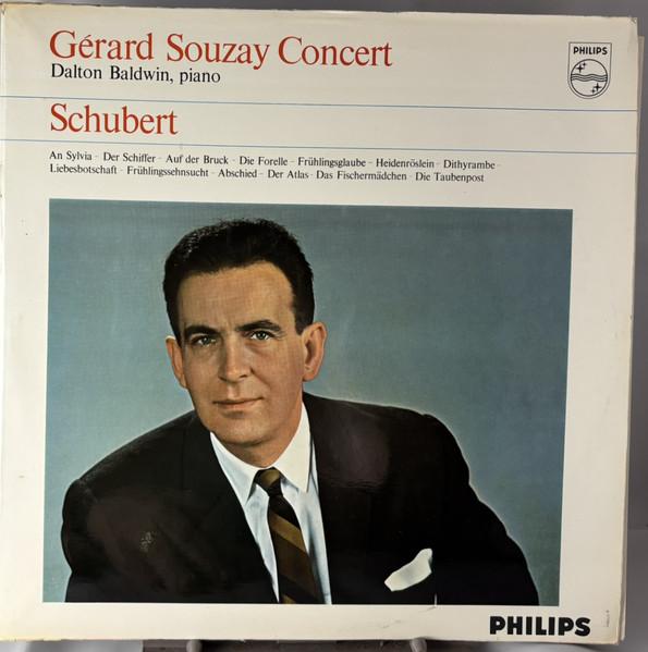 LP Record GRARD SOUZAY  FRANZ SCHUBERT  DA  Grard Souzay Concert 02407 Philips Netherland Classical Used