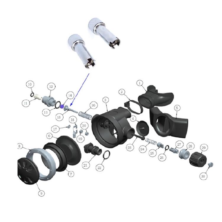 Stainless Steel Lift Valves Adjust Tool 2Nd Stage Breathing Apparatus Adjustment Tool NonAdjustable Lift Valves Adjust Tool