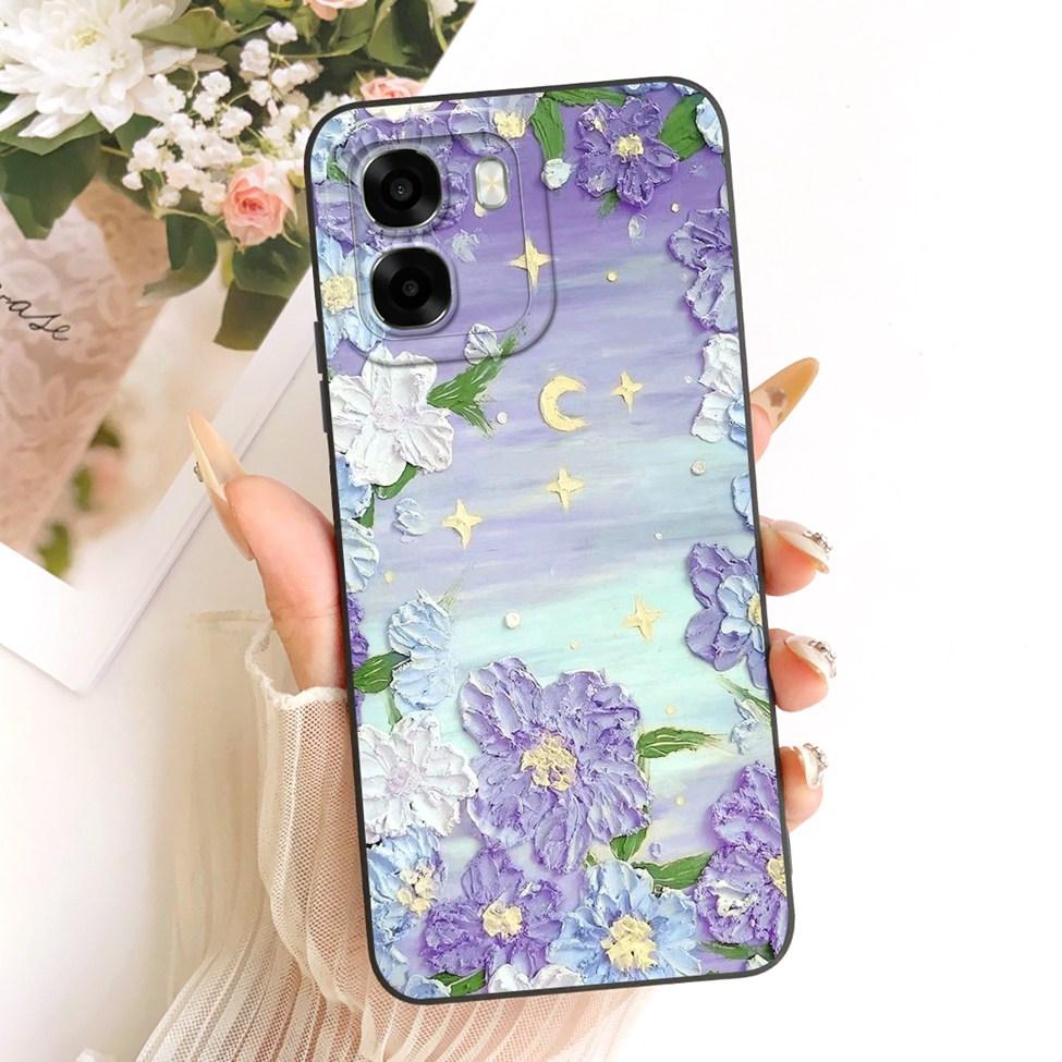 For Oppo A6 4G CPH2817 Casing For Oppo A6 5G Cover Luxury Fashion Cute Funny Painted Silicone Case For Oppo A6 CPH2831 PLT120