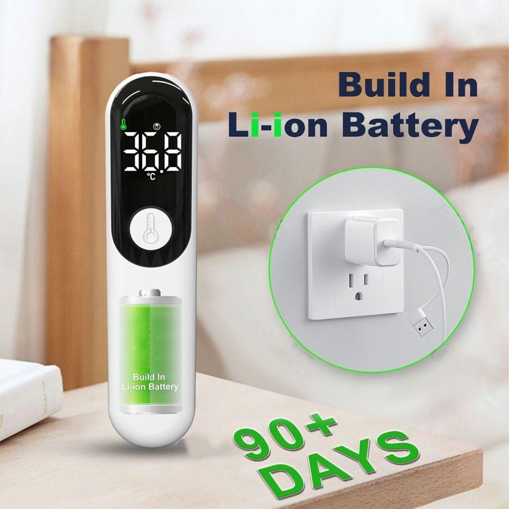 LCD Display Screen Infrared Thermometer Celsius Display Non-Contact Thermometer  Home Use
