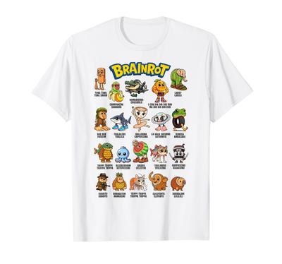 Italian Brainrot Nonsense Humor Meme Character T-Shirt