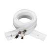 Quilt Cover, Quilt Cover, Long Zipper, Special For Zipper Accessories For Household Sheets, Double-Ended Two-Way White No. 3 Closed-Tail Zipper.