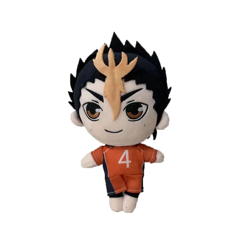 Bambola di Peluche Haikyuu da 20CM Anime Pallavolo Morbida Bambola Ripiena Haikyuu! Hinata Shoyo Tobio Kageyama Cuscino Peluche Giocattolo per Bambini