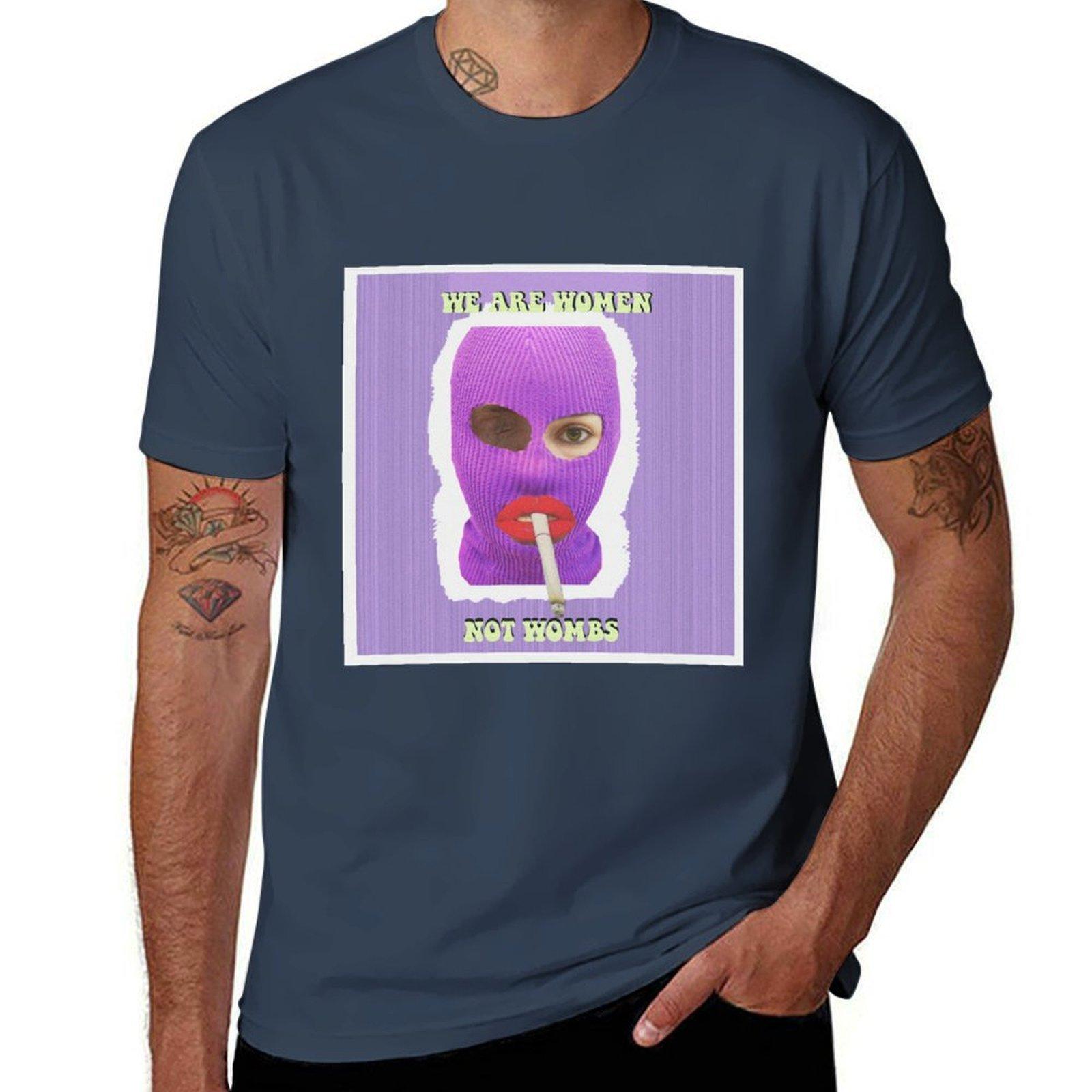 WE ARE WOMEN NOT WOMBS TShirt Stain Resistant Casual Tee S