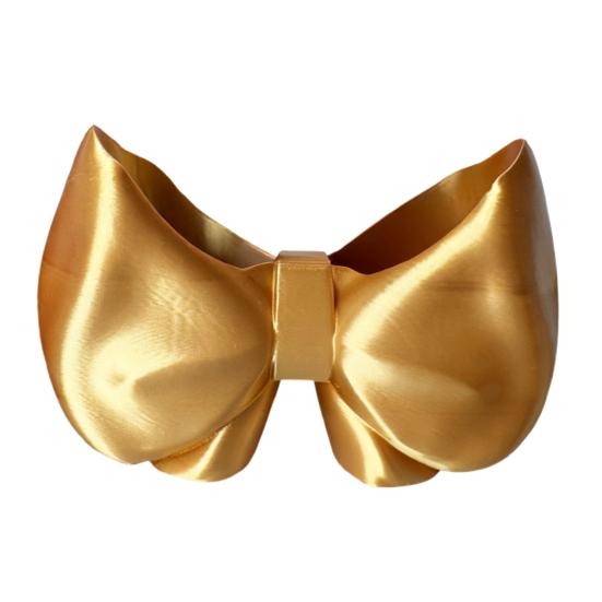 

Милый держатель для зубных щеток с бантом, органайзер для кистей для макияжа, подставка для щеток в форме банта, контейнер для расчесок, ручек, карандашей для ванной комнаты, туалетного столика, столешницы золотистый