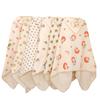 Soft Texture Pure Cotton Gauze Bear Printed Baby Swaddle Cloth  Baby Wrapping