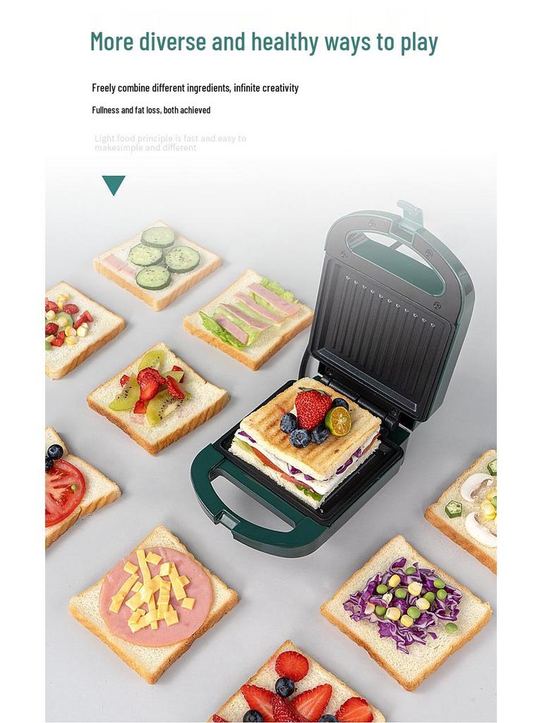 Aifuhao Electric Sandwich Maker & Griddle for Light Meal Breakfast