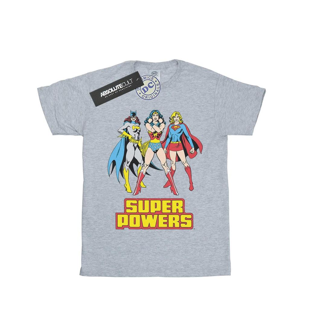 DC Super Hero Girls Herr Super Power Wonder Woman Group T-shirt i bomull