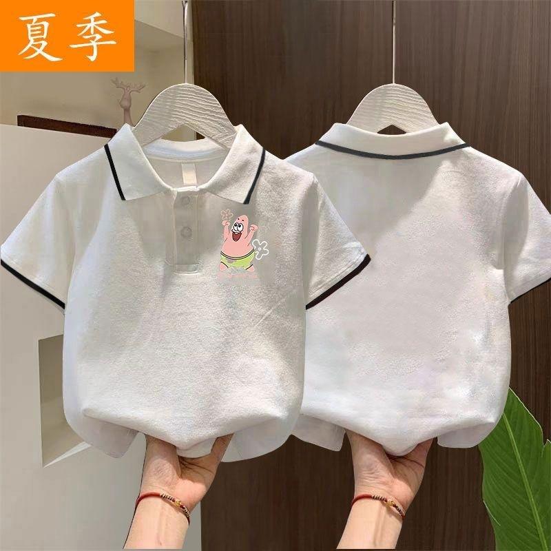 Boys Summer Breathable Polo Shirt Baby Casual Short Sleeve T Shirt Trendy Top 90