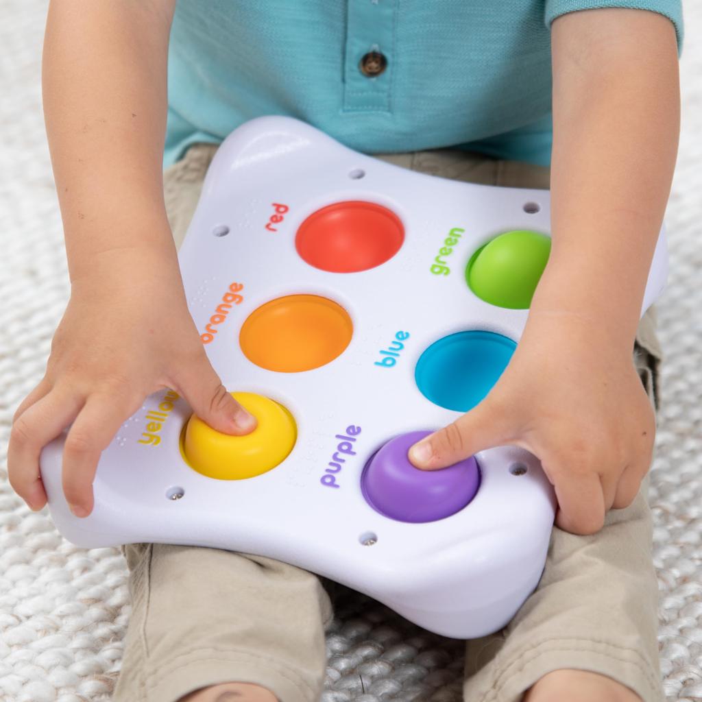 Fat Brain Toys Dimple Shape Fingertip Educational Squishy Toy Push Pop Genuine Product FA208-1