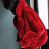 Autumn and winter new imitation mink coat women's short imitation fur silhouette coat imitation mink imitation fur
