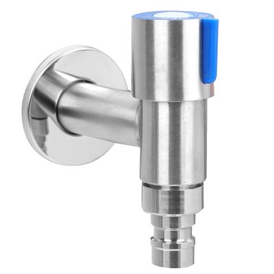 G1/2" Edelstahl Waschküche Badezimmer Waschmaschine Wandmontierter Wasserhahn