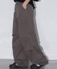 CHICKS Standard Parachute Pants Charcoal