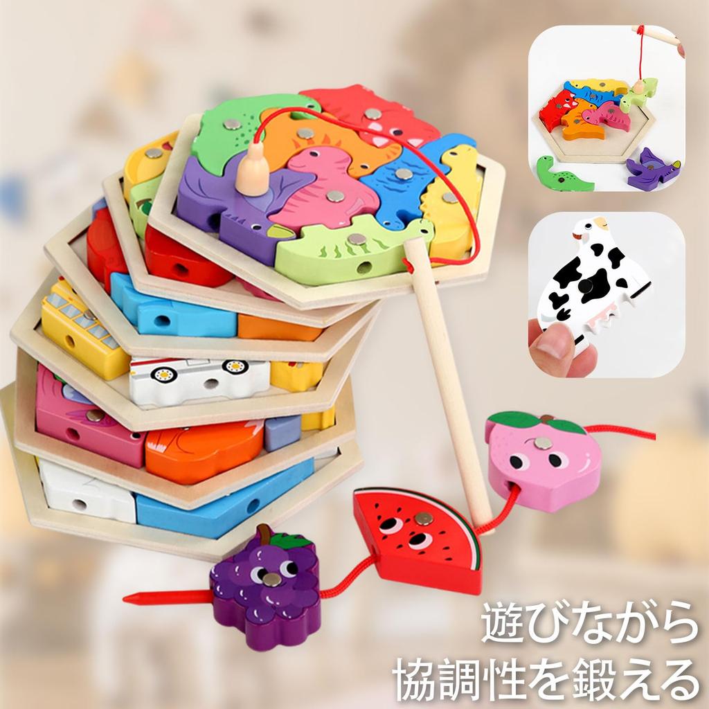 Shinse Wooden Shape Matching Puzzle for Children Ages and Montessori Brain Fingertip Early Educational Shape and Geometry English Language Boys and