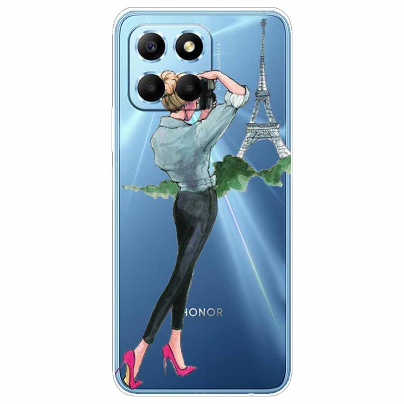 For Honor X6 Case HonorX6S Transparent Soft TPU Silicon Phone Cover For Huawei Honor X6S 2022 Case 6.5 Inche VNE-LX1 Clear Funda