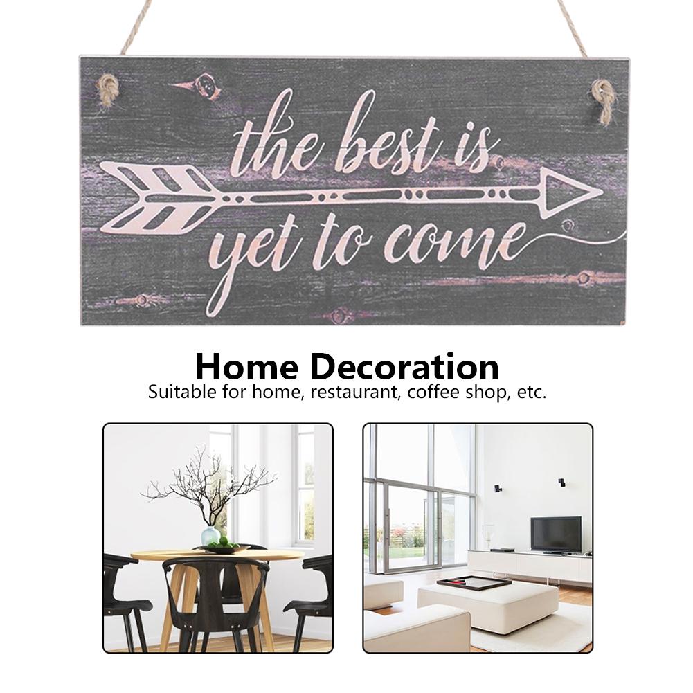 2 st Unika Hängande Skyltar med Engelska Bokstavsmönster för Hem Kaffebutik Dörrdekoration