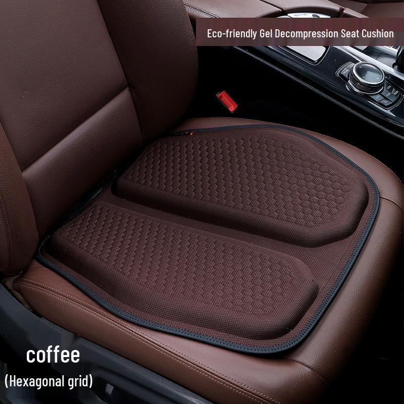 Gel Honeycomb Cooling Seat Cushion: Four Seasons Silicone Comfort Mat for Office or Car