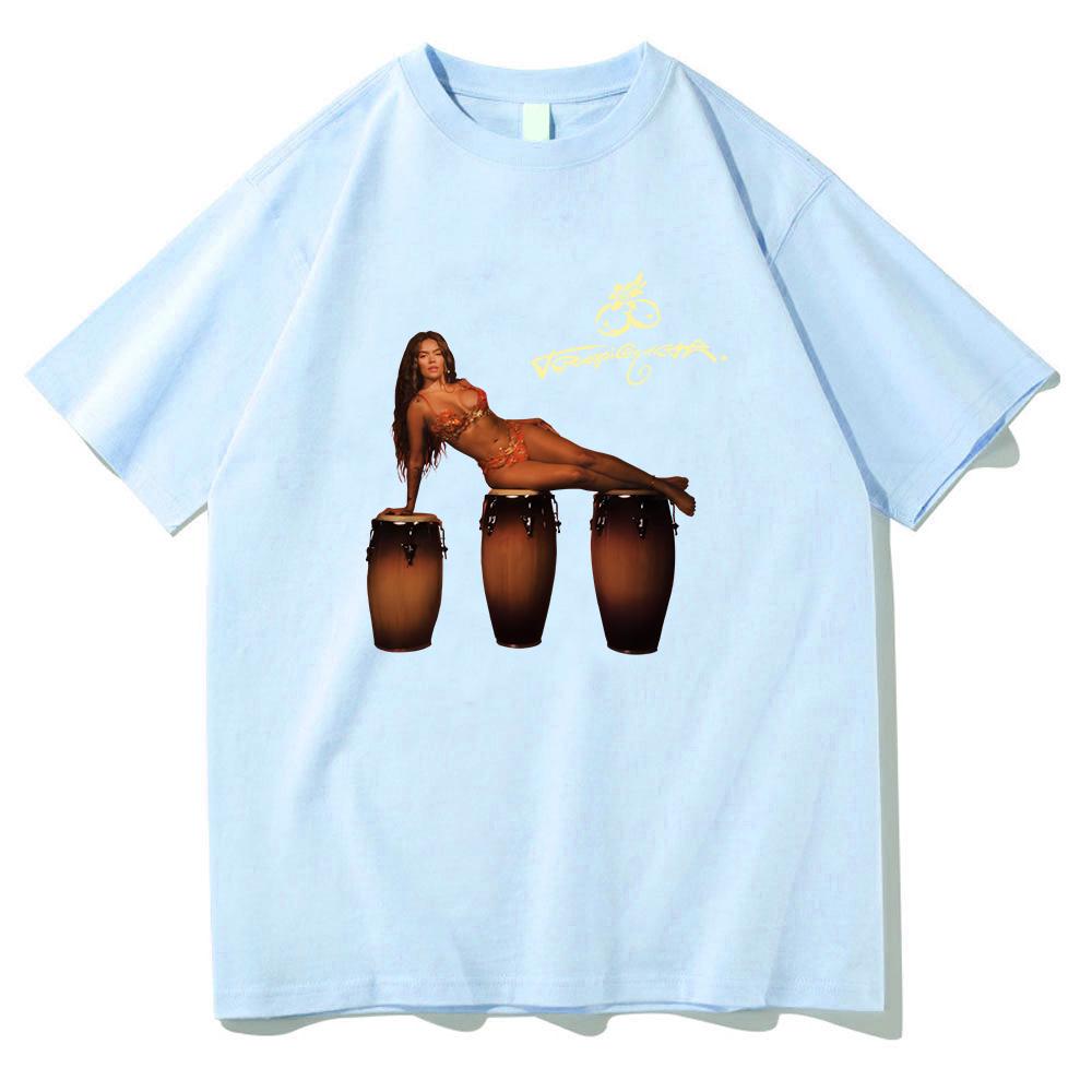 Karol G Tropicoqueta New Album Graphic Print T-shirts Funny Music Karol G Tee Unisex Top Women Cotton Comfortable Tshirts Unisex