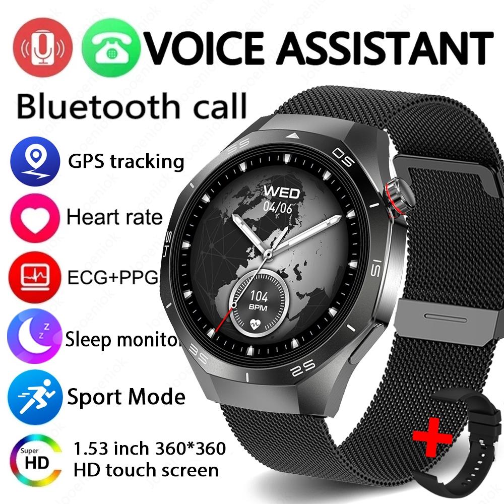 2026New Watch 5 Pro Smart Watch GPS NFC AMOLED Screen Health Monitoring Heart Rate Bluetooth Call IP67 Waterproof Men Smartwatch