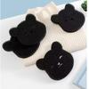 4 Pcs Black Pet Hair Remover Bear Shape Cleaning Sponge Fur Remover Laundry Adhesive Film  Sofa