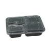 Disposable PP 2-Compartment Food Containers (300 Sets)