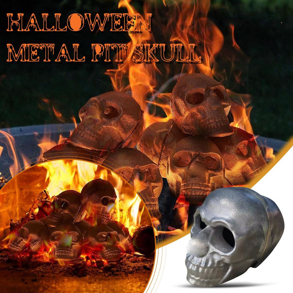 Halloween Kovový kráterový vařič Grilovací párty dekorace Simulační rekvizity Hororová ozdoba