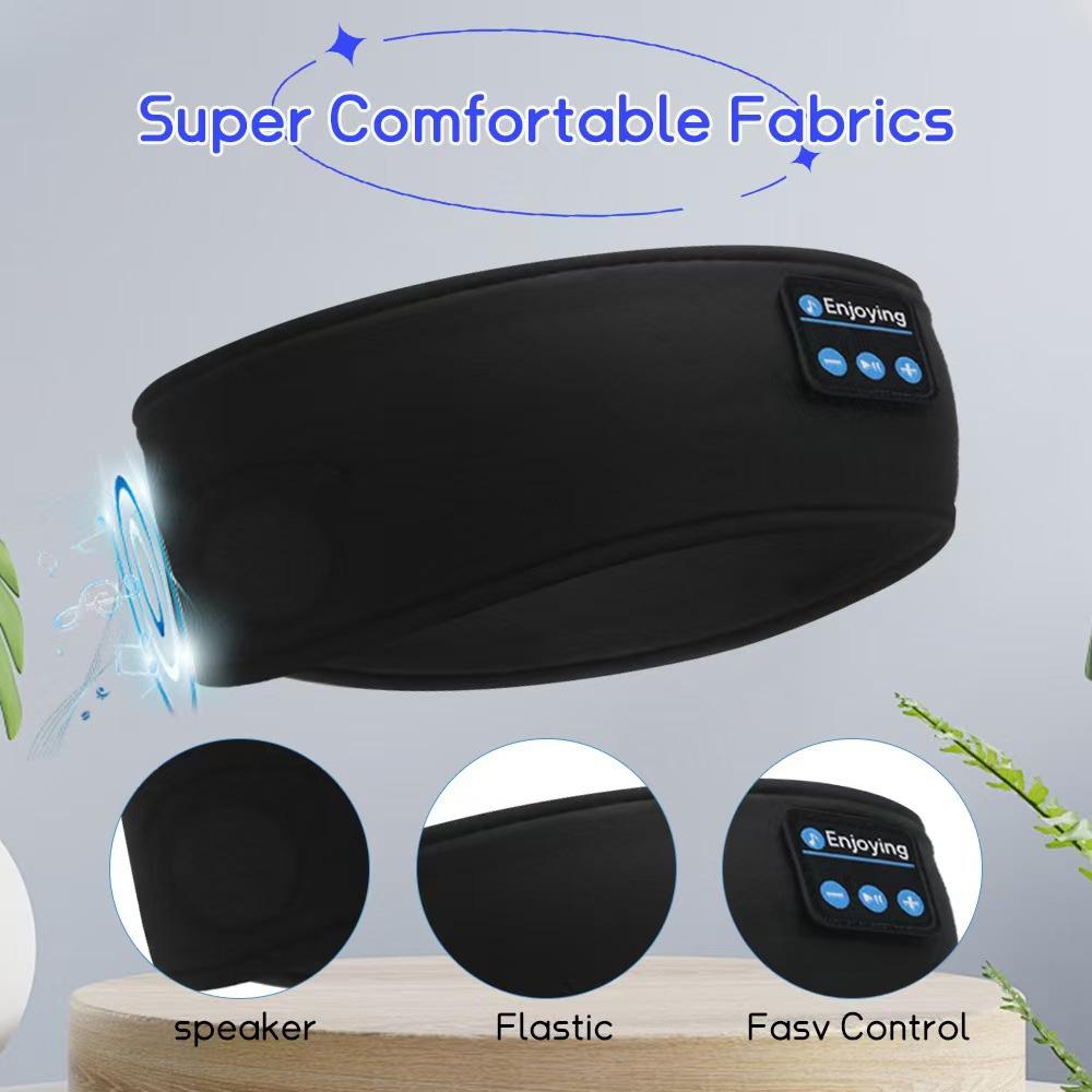 Kabellose Bluetooth-Musik-Augenmaske, Sport-Stirnband, geräuschdämpfende Kopfhörer, Telefonieren, Laufen, Yoga, Musik-Kopfhörer, kabelloser Schlaf-Kopfhörer
