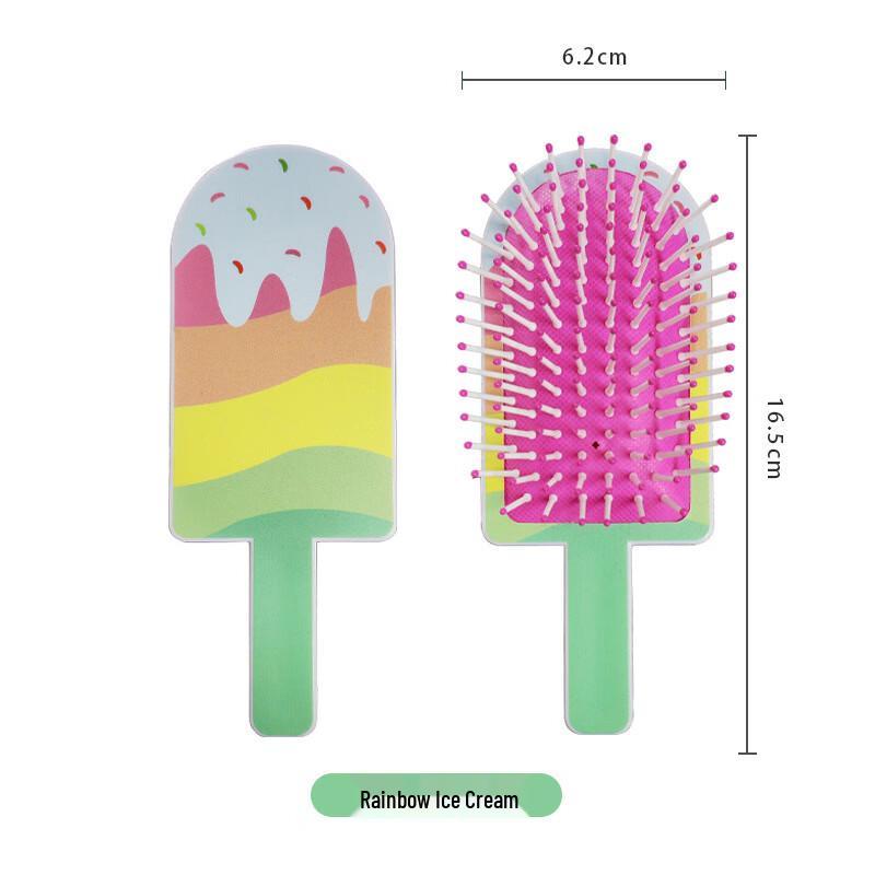 Sinle Mini Ice Cream Air Cushion Hairbrush