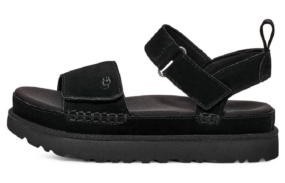 UGG Goldenstar Платформенные Сандалии Черные Женские 1136783-BLK 36