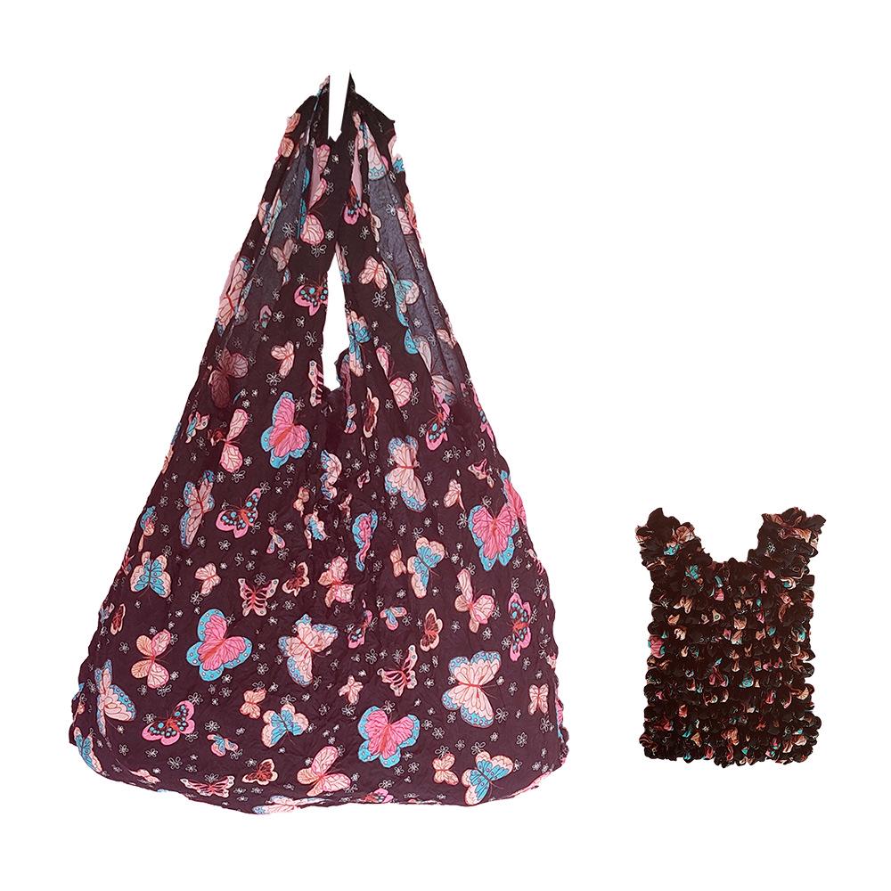 Miura Telescopic Pleated Handheld Bag - Hedgehog Design