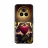 Für Realme 14 Pro Plus Hülle Niedliche Weiche TPU Silikon Schwarze Hülle für Funda Realme 14 Pro Plus 5G Rückabdeckung Realme14Pro+ Handyhüllen