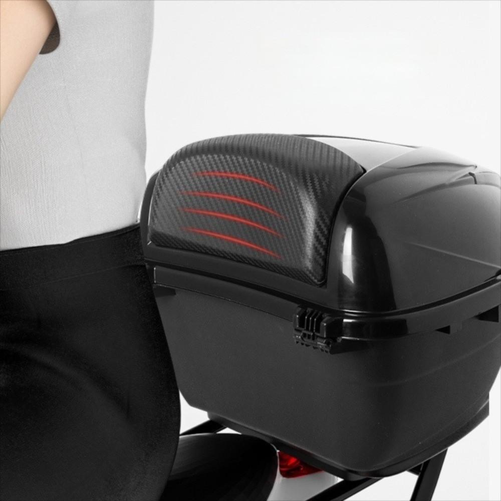 Plastic Motorcycle Trunk Lockable Electric Scooter Toolbox Universal Storage Case Commuting