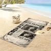 Billie Eilish Custom Name Print Beach Towel, Large Soft Quick Dry Towel for Beach Camping Swimming