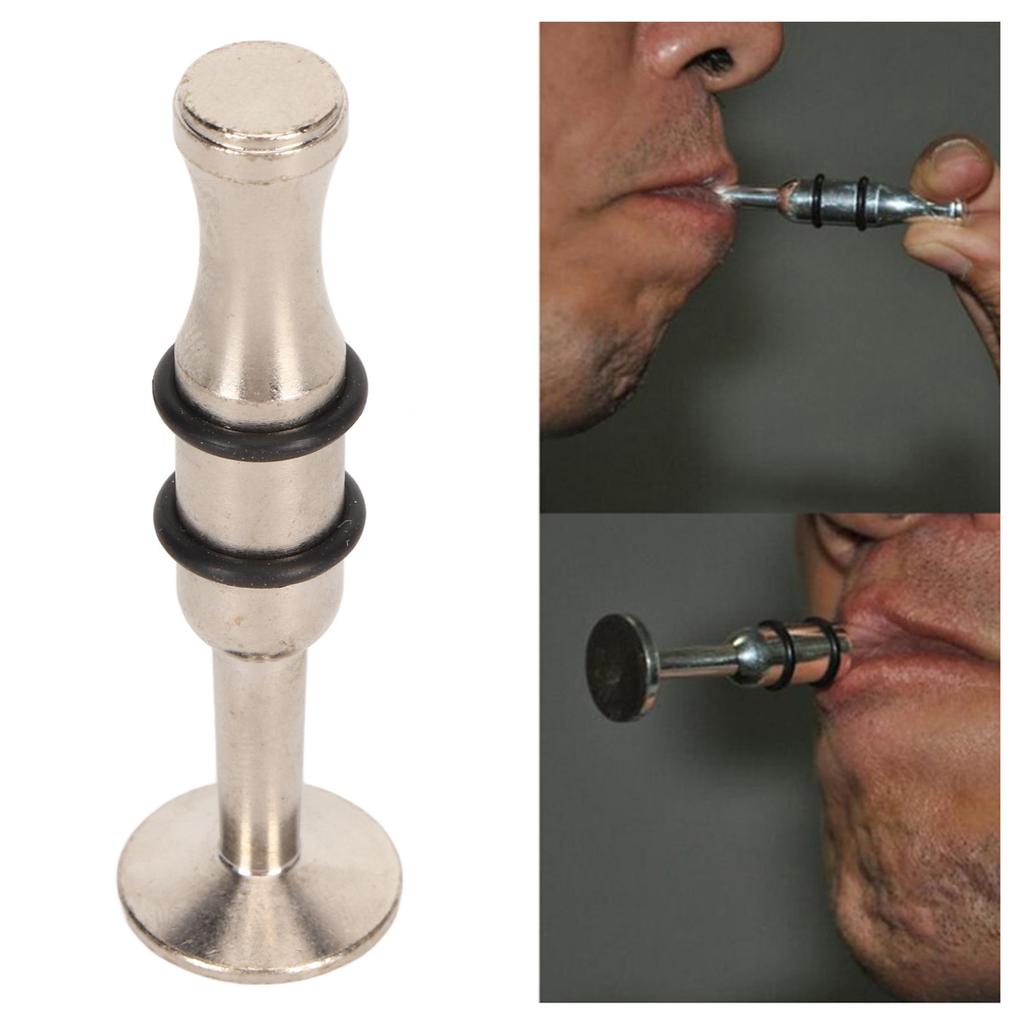 Embouchure Training Device Mouthpiece Mouth Strength Trainer for Trumpet Trombone Horn Organ Flute C