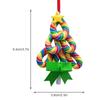 7pcs Christmas Lollipop Ornaments- Rainbow Lollipop Hanging Ornaments-Christmas Candies Ornament for Xmas Tree Party Decoration