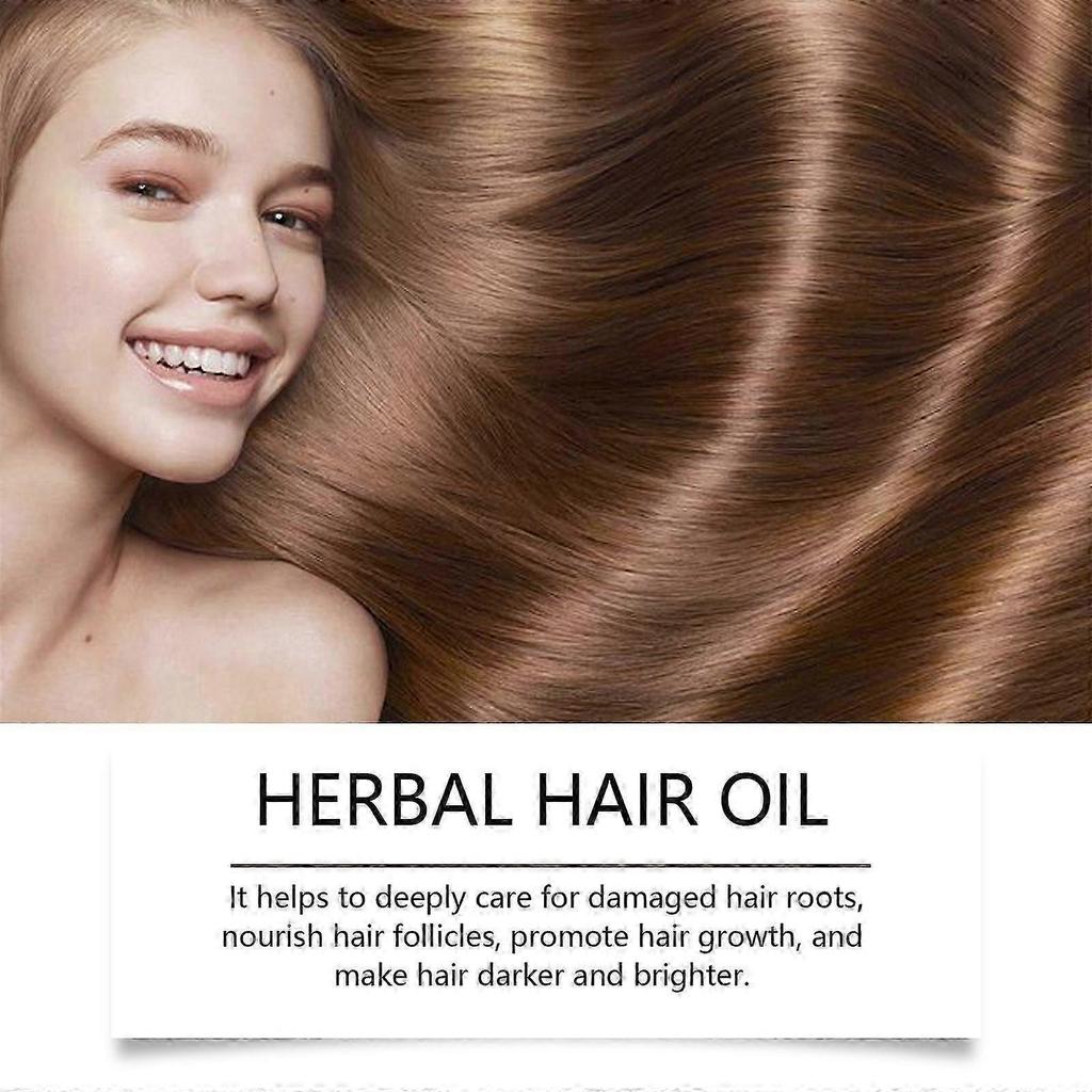 Herbal Hair Growth Oil for Thicker, Stronger, Shiny Hair  Nourishes Scalp & Reduces Hair Loss