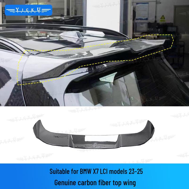 BMW X7 LCI FD Style Body Kit: Front Lip, Side Skirts, Rear Lip, Tail Wing in Carbon Fiber