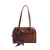 Simple bowling bag women's new large-capacity retro commuting design single shoulder pillow bag