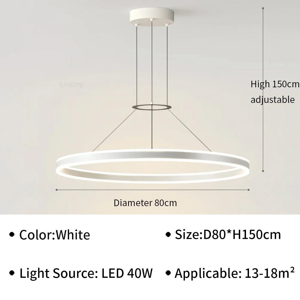 Lămpi Pendante LED Moderne Pentru Living, Sală de Mese, Hol, Dormitor, Lustră de Plafon, Corp de Iluminat pentru Decorarea Interioară a Casei