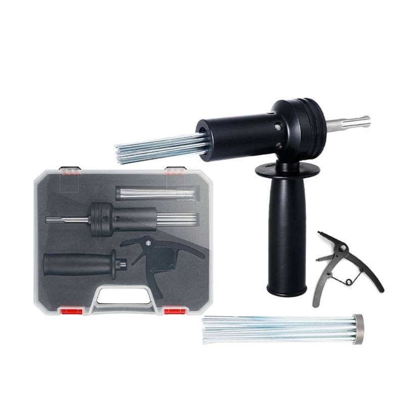 

18 Needle Electric Rust Remover Rust Removal Tool With Hardened Steel Tip For Metal And Concrete Surfaces Cleaning 1