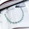 Silver Bracelet with Natural Emerald 5.968ct, Product Weight 7.4 G (2166740)